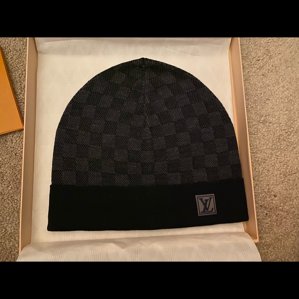 Louis Vuitton Petit Damier Beanie Hat
